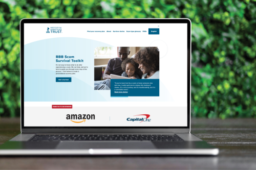 BBB Toolkit screenshot en laptop